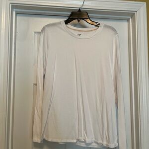 Crown & Ivy White Long Sleeve Tee